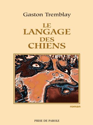cover image of langage des chiens